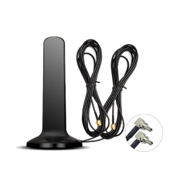 Gsm 4g 5g Antenne 600-6000mhz 12dbi Høj Gain Omni Magnetisk Base Antenne til Cpe (ts9)