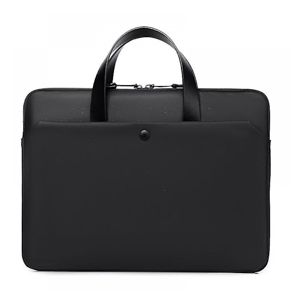14 tommer laptop taske til kvinder (sort), ultratynd laptop taske, arbejdstaske til rejser, laptop t