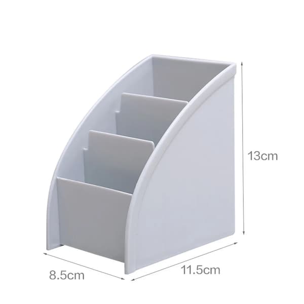 Fjärrkontrollhållare för TV, förvaringslåda för tebord, grå gray 8.5*11.5*13cm