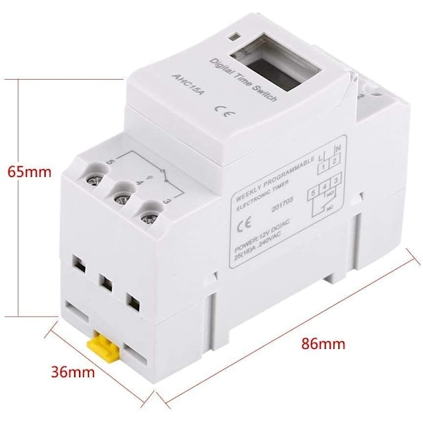 LCD Digital Timer, Digital Programmerbar Timer LCD-Display Vi