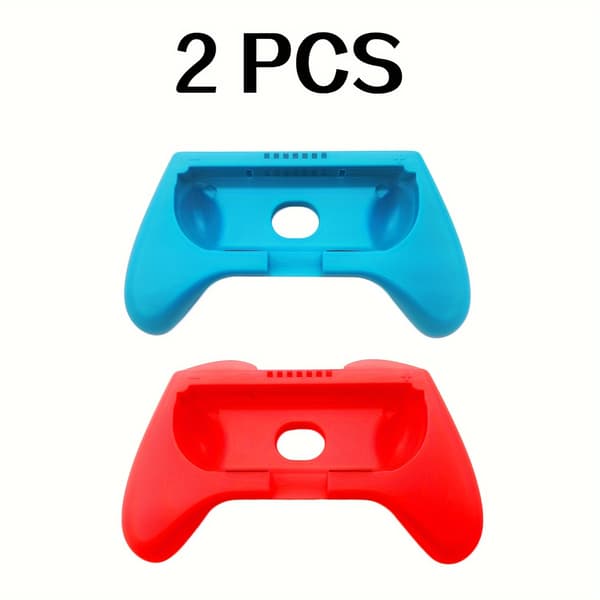 Switch Controller Greppfodral – Halkfritt Skyddsfodral för Switch & OLED Red+Blue