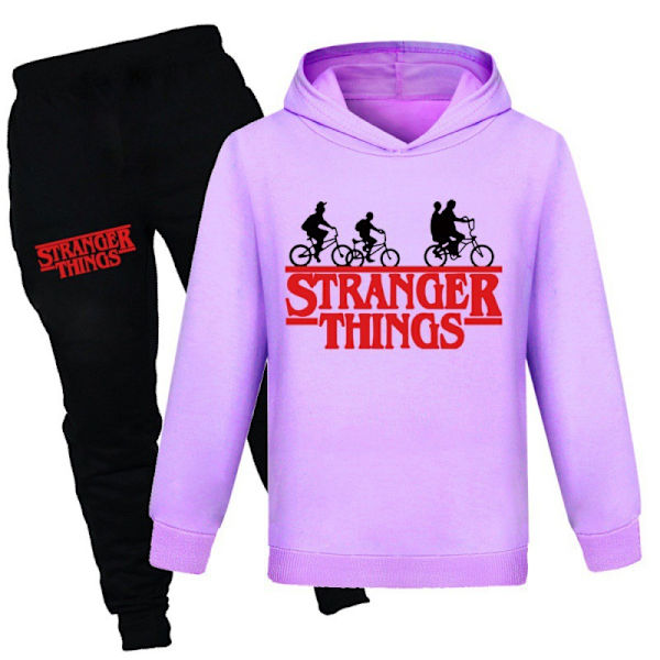 Stranger Things Hettegenser Genser Pullover Høst/Vinter White 100cm