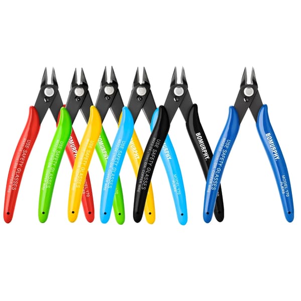 Universell multifunksjonstang Karbonstål Flush Nipper Elektrisk ledningskutter Sidesnips Håndskjæreverktøy black