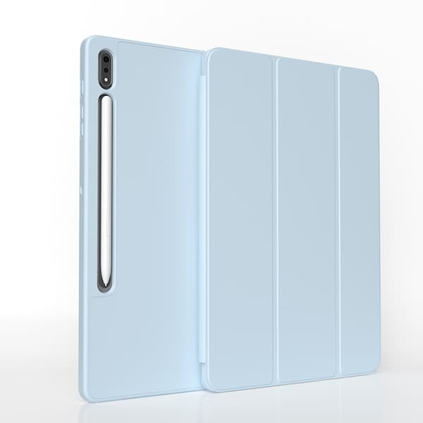 Etui til Samsung Tab S9 11\" Magnetisk Folio Etui Penholder Opbevaring Auto Sleep/Wake Gray