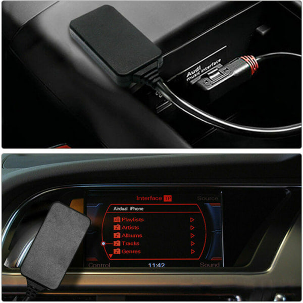 Til Audi Volkswagen MMI Musikstreaming Bluetooth iPod Media Interface AMI Kabel