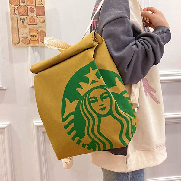 Personlig McDonald's/Sirens Goddess Tryckt Ryggsäck Stöldskydd Kort Resväska för Kvinnor Män Unisex MCD