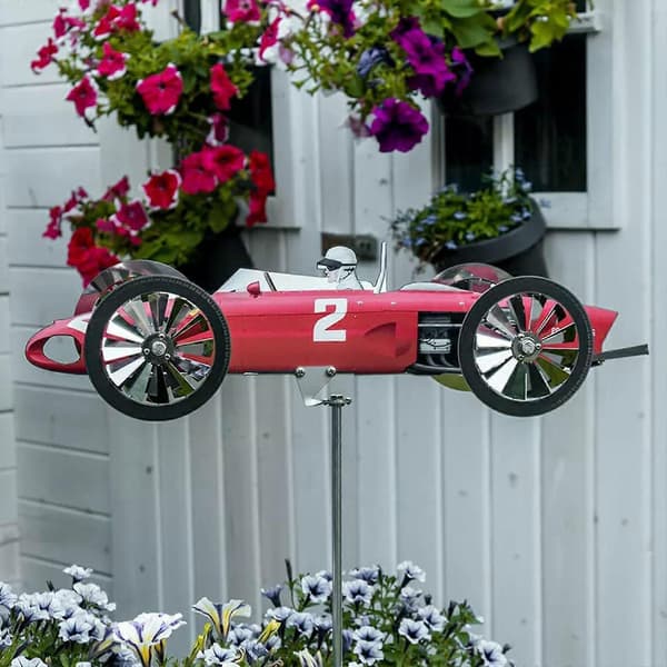 Trädgård Racing Vädermölla Trädgård Spinner Dekoration Vädermölla Trädgård Vindsnurror