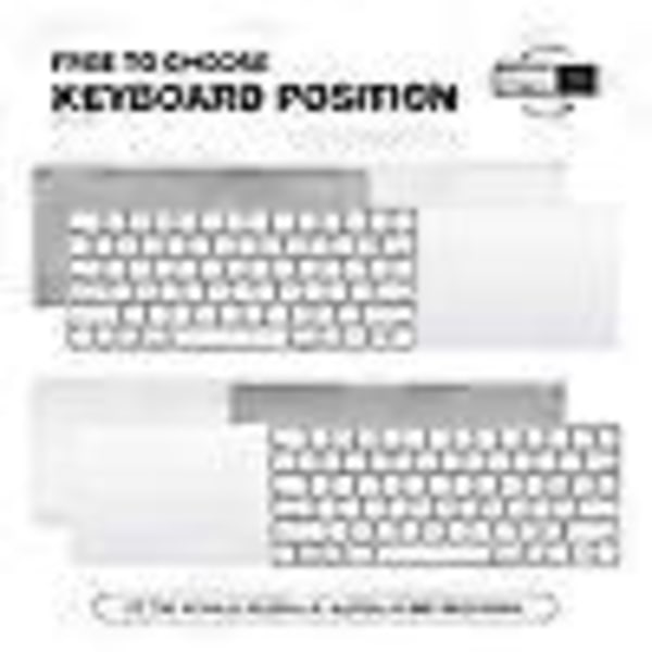 Nye modeller PÅ LAGER for Apple Magic Trackpad 2/3 / Magic Keyboard 2/3 Justerbart feste Sidebord Holder Stativ