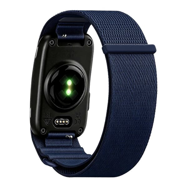 Borrelåsbånd i nylon for Garmin CIRQA Smart Band Denim Blue