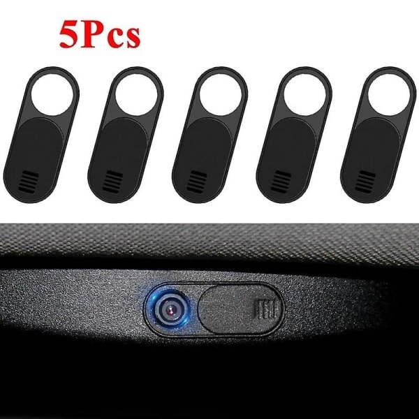 5 st för Model 3 Model Y Cover Skyddar Sekretess Integritetsskydd Webcam Slide Blocker För Tesla