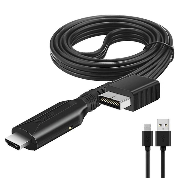 Adapterkabel til Playstation 2 PS2 til HDMI-kompatibel Hd Rca Av Audio Video X1 [DB]