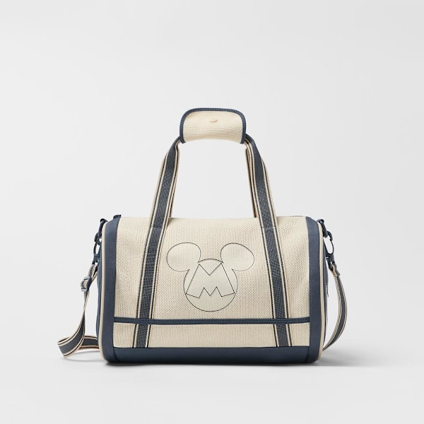 Canvas Bowling Mus Hoved Tryk Stor Kapacitet Børn Eller Dame Crossbody Taske