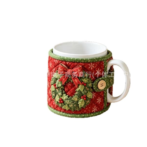 Jule-quilte-sett for koppvarmer, DIY-håndarbeidssett for julekopp-ermer – Daisy Pony Daisy Pony
