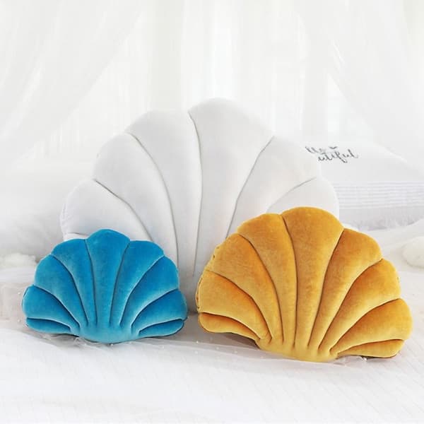 Seaside Shell Pussel Soffsäng Kudde Dekoration Lyxigt Skal Fylld Kudde För Sovrum Vardagsrum pink