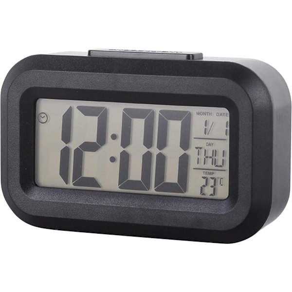 Bordsklocka, elektronisk LED-klocka, digital väckarklocka, skrivbordsklocka, klocka