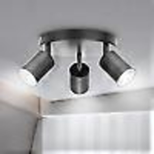 2024 Musta 9 kpl Mini 12V 1W LED-kattovalaisimet upotettavat kohdevalot IP65, 3000K (120, lämmin valkoinen).