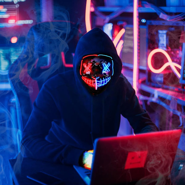 Halloween Maske Skelet Håndske Sæt, 3 Tilstande Lysende Scary LED Maske med LED Glødende Handsker, Halloween Dekorationer
