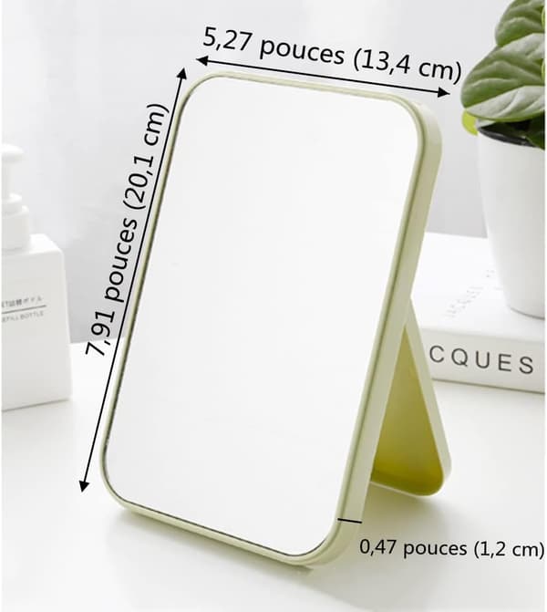 Makeup spejl Bærbart spejl Stort rejsespejl Moderigtigt element