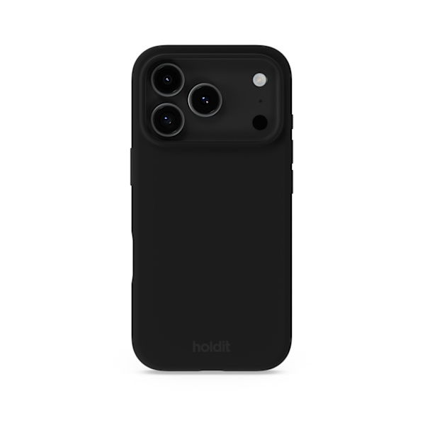 held iPhone 17 Pro Mobilskal Silikon Svart Silikon