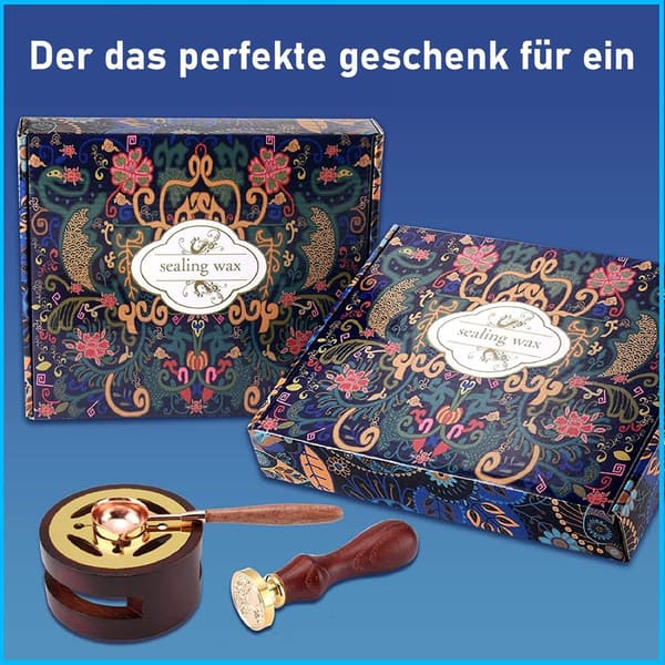 Seglvoks, Seglvoksperler med Seglvokstempel, Seglvoksvarmer - Perfet