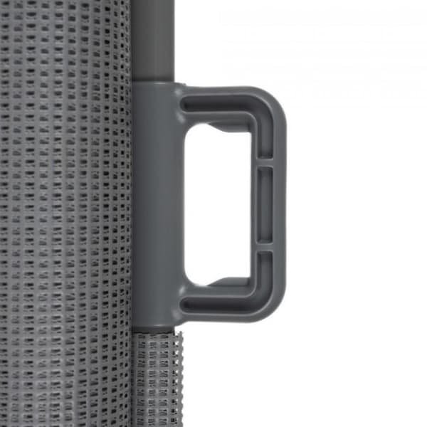 Rulljalusigrind / Barngrind, Säkerhetsgrind 157 cm - Grå grå gray