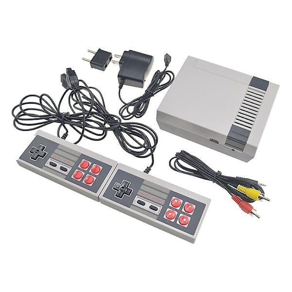 620 spillekonsol Nes spillekonsol 8-bit spillekonsol Mini klassisk spillekonsol rød og hvid maskine opgraderet version four keys