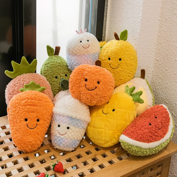 Hedelmäpehmolelu riipus simulaatio söpö nukke pieni nukke erä 8 tuuman hiusten tarttumiskone hääheittonukke lemon 8 inches/about 25 cm [ready to ship]