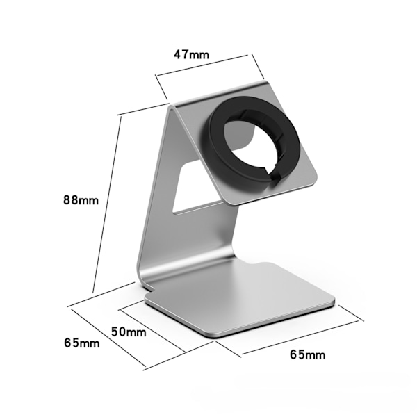Holder Base Dock Stand Opladning Trådløs Oplader Hvid til Samsung Galaxy Watch 3/4 white