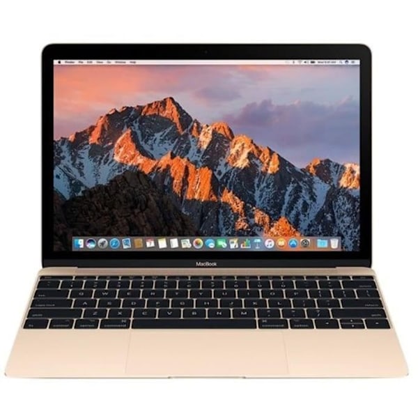 MacBook Retina 12" " Core i7 1,4 Ghz 8 Go 512 Go SSD Guld (2017) - Nytt batteri - Refurbished - God stand - Grade C