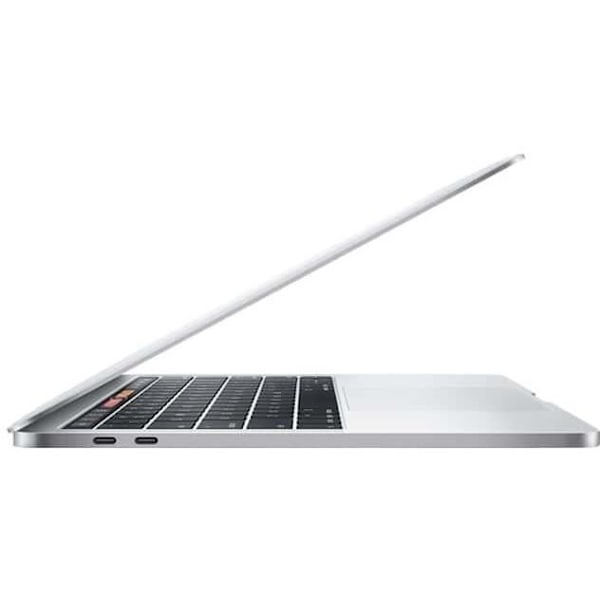 MacBook Pro Touch Bar 13" Core i5 2.3 Ghz 8 GB 512 GB SSD Silver (2018) - Nyt batteri - Renoveret - God stand - Refurbished Grade C