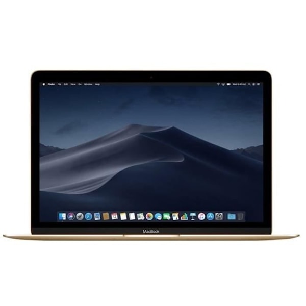 MacBook Retina 12" Core M3 1.1 Ghz 8 GB 256 GB SSD Gold (2016) - Nytt batteri - Renoverad - Utmärkt skick - Refurbished Grade A+ - Swedish keyboard