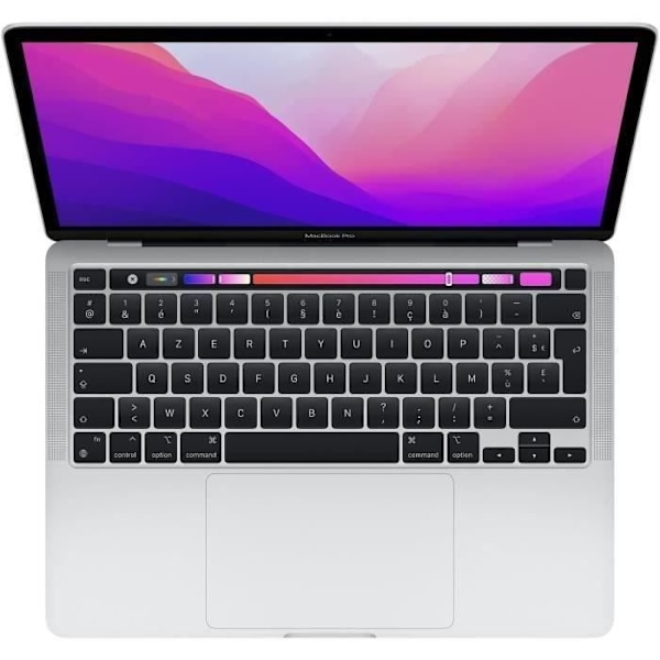 Apple - 13,3" MacBook Pro M2 - RAM 8 Go - Tallennustila 512 Go - Hopea - AZERTY (2022) - Kunnostettu - Erittäin hyvä kunto - Refurbished Grade B