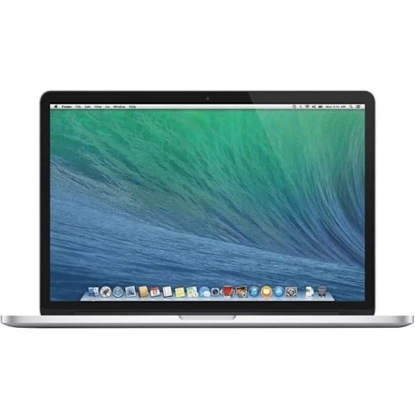 MacBook Pro Retina 13" Core i5 2,4 Ghz 4 GB 128 Gt SSD hopea (2013) - Uusi akku - Kunnostettu - Erittäin hyvä kunto - Refurbished Grade B