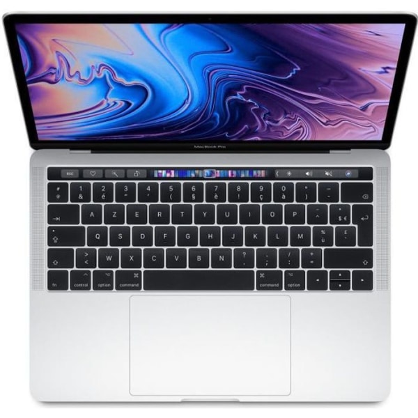 APPLE MacBook Pro Touch Bar 13" 2017 i5 - 3,1 Ghz - 8 GB RAM - 256 GB SSD - Silver - Renoverad - Bra skick - Refurbished Grade C - Swedish keyboard