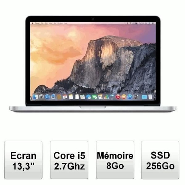 Apple MacBook Pro - MF840F/A - 13,3" Retina - 8Gt (2015) - Kunnostettu - Erinomainen kunto - Refurbished Grade A+
