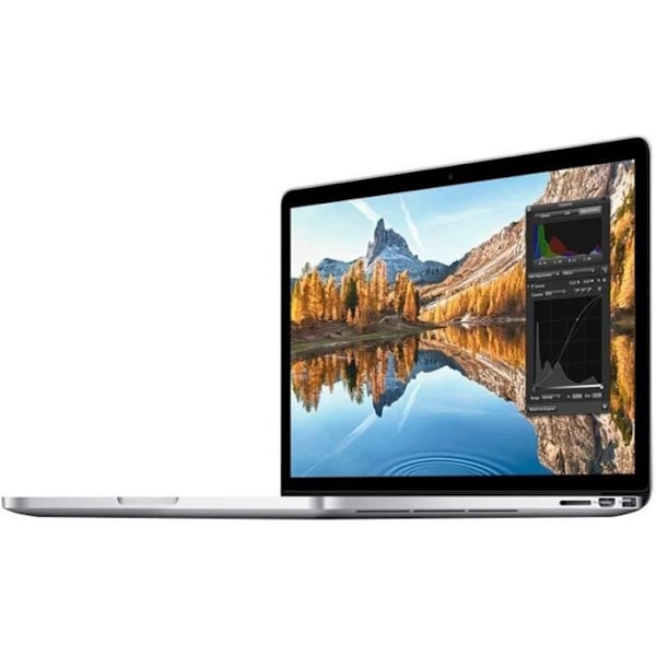 MacBook Pro Retina 13" Core i7 3.1 Ghz 16 GB 512 GB SSD Silver (2015) - Nyt batteri - Renoveret - God stand - Refurbished Grade C