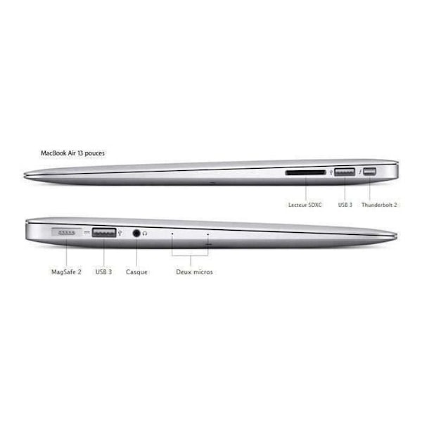 APPLE MacBook Air 13" 2015 i7 - 2,2 Ghz - 4 GB RAM - 256 GB SSD - Grå - Renoveret - Fremragende stand - Refurbished Grade A+