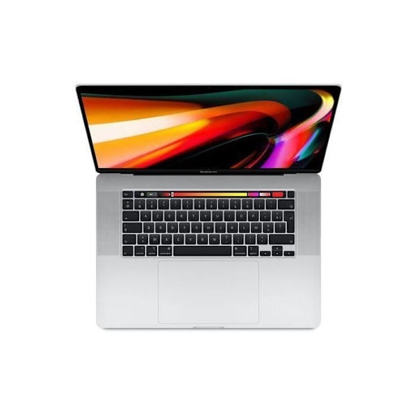 Macbook Pro Touch Bar 16" i7 2,6 Ghz 16 Gt 512 Gt SSD hopea (2019) - Kunnostettu - Erinomainen kunto - Refurbished Grade A+