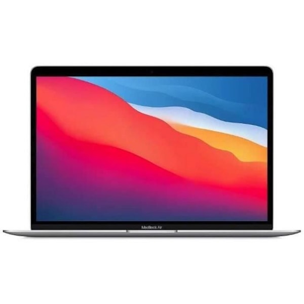 APPLE MacBook Air 13" Apple M1 GPU 7 3,2 Ghz 8 GB 256 Gt SSD hopea (2020) - Kunnostettu - Erittäin hyvä kunto - Refurbished Grade B