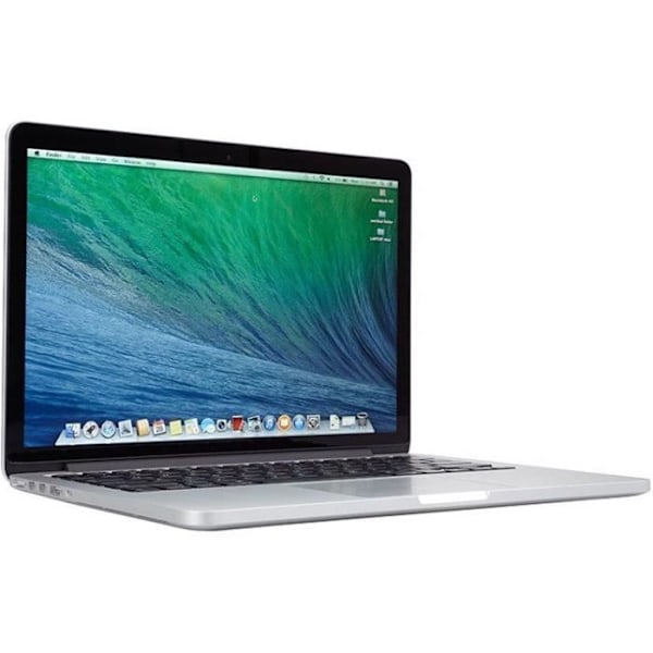 MacBook Pro Retina 13" Core i5 2,7 Ghz 8 Gt 256 Gt SSD hopea (2015) - Uusi akku - Kunnostettu - Erinomainen kunto - Refurbished Grade A+