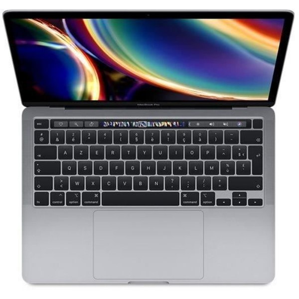 MacBook Pro Touch Bar 13" Core i7 1,7 Ghz 8 GB 512 GB SSD Space Grey (2020) - Nytt batteri - Renoverad - Bra skick - Refurbished Grade C - Swedish ke