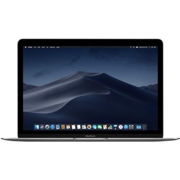 MacBook Retina 12" i5 1,3 Ghz 16 GB RAM 256 GB SSD Space Grey (2017) - Renoverad - Utmärkt skick - Refurbished Grade A+ - Swedish keyboard