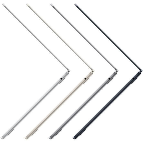 Apple - 13,6" MacBook Air M2 - 8 Gt RAM - 256 Gt tallennustilaa - Hopea - AZERTY - Kunnostettu - Erinomainen kunto - Refurbished Grade A+