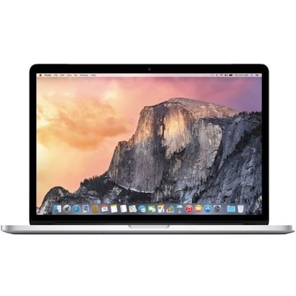 MacBook Pro Retina 13" Core i7 3 Ghz 8 GB 256 GB SSD Silver (2014) - Nyt batteri - Renoveret - Fremragende stand - Refurbished Grade A+