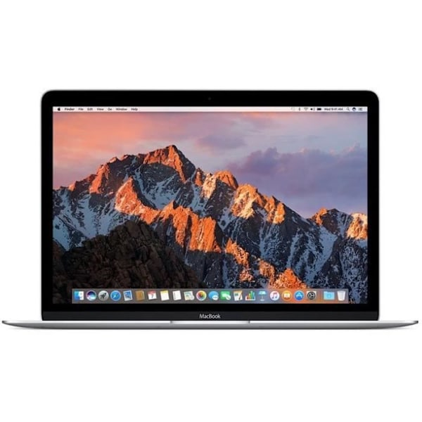 MacBook Retina 12" Core M5 1,2 Ghz 8 GB 512 Gt SSD hopea (2016) - Uusi akku - Kunnostettu - Erittäin hyvä kunto - Refurbished Grade B