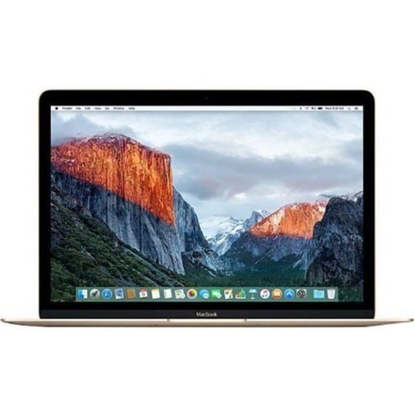 APPLE MacBook Retina 12" 2017 m3 - 1,2 Ghz - 8 GB RAM - 256 GB SSD - Guld - Renoveret - God stand - Refurbished Grade C