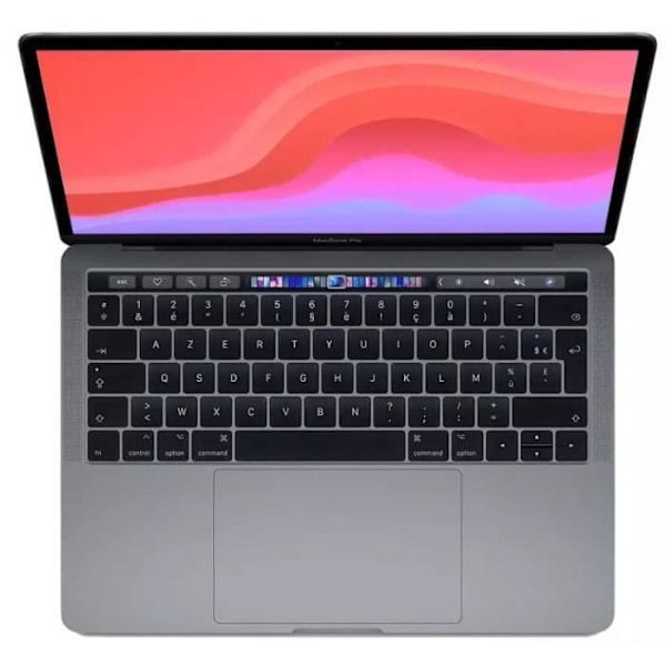 MacBook Pro Touchbar 13" M1 3,2 Ghz 8 GB 256 GB SSD Space Grey (2020) - Renoverad - Bra skick - Refurbished Grade C - Swedish keyboard