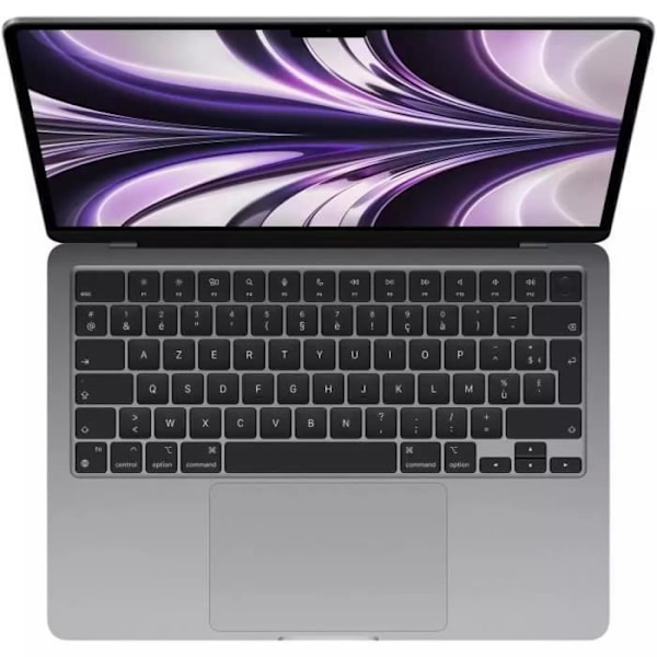 MacBook Air 13" 2022 M2 3,5 Ghz 8 Go 256 Go SSD Grå Sidereal - Renoverad - Utmärkt skick - Refurbished Grade A+ - Swedish keyboard