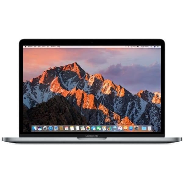 APPLE MacBook Pro 13 - MLL42FN/A - 13" Retina - 8 Gt RAM - MacOS Sierra - Intel Core i5 - 256 Gt SSD-kiintolevy - Space Grey - Refurbished Grade C Harmaa