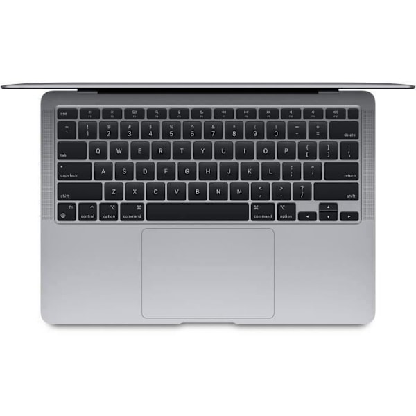 Apple - 13,3" MacBook Air (2020) - Apple M1 -siru - 8 Gt RAM-muistia - 256 Gt tallennustilaa - Space Grey - AZERTY - Kunnostettu - Erinomainen - Refu